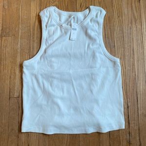 XL anthro white tank